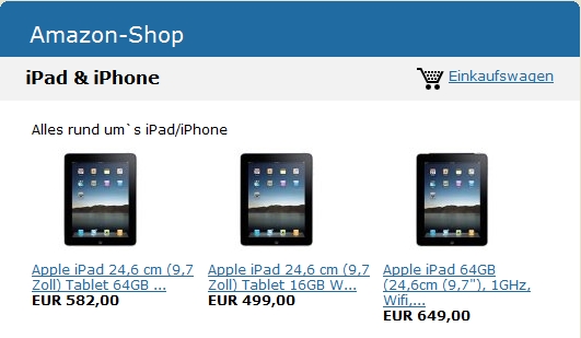 iPad-Shop