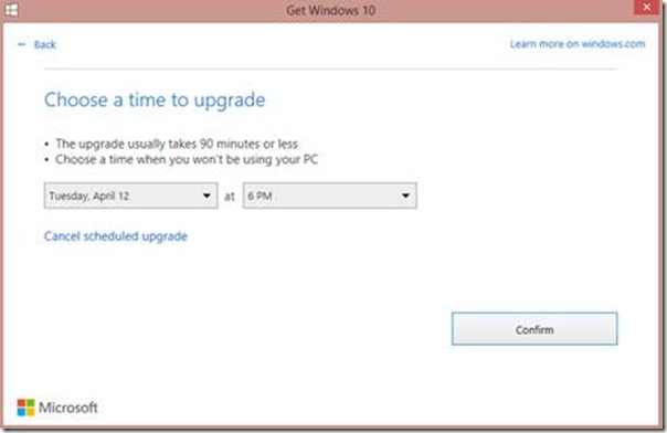 Windows 10 Update planen