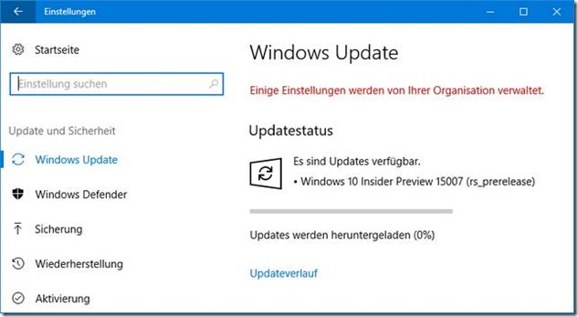 Win10 Preview Build 15007