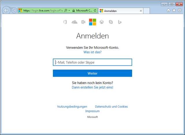 Anmelden login msn Hotmail Sign