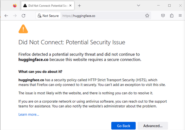 Firefox security issue caused by Avira
