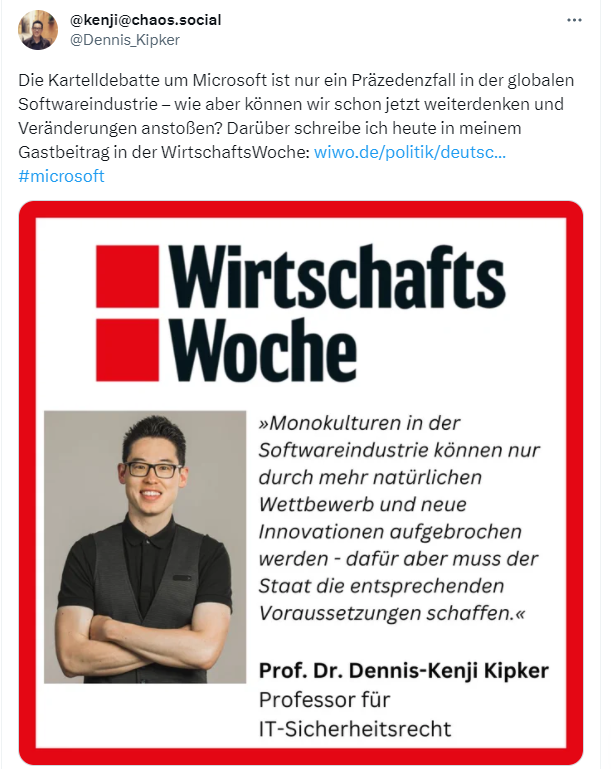Monokulturen in der Softwareindustrie