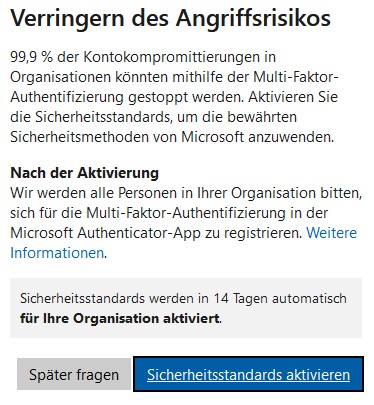 Umstellung MS 365 auf MFA Umstellung MS 365 auf MFA