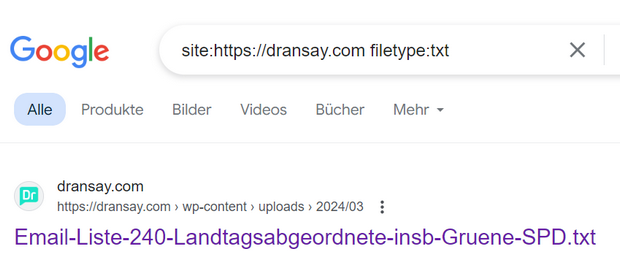 Liste der Politiker auf Dr. Anasy