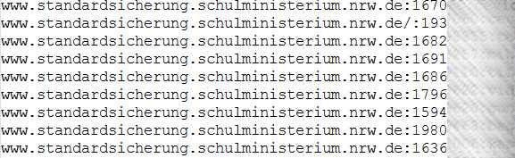 Login-Daten Schulserver