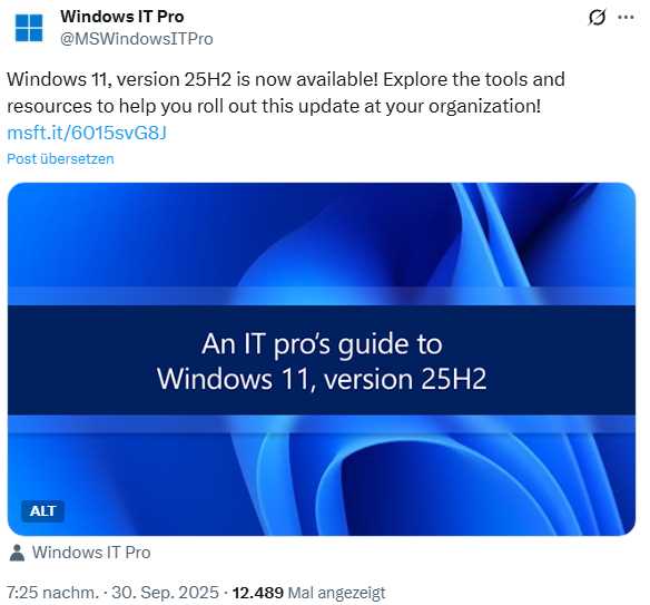 Windows 11 25H2
