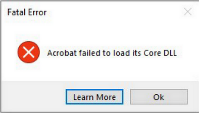 Adobe Reader Error